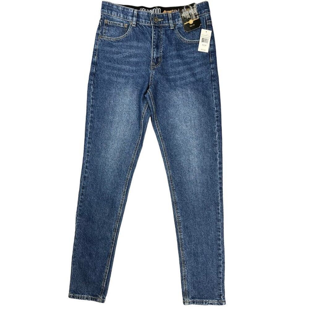 𝅺NWT 32X34 Hollywood The Jean People Mens Active Slim Fit Medium Fit MSRP $50